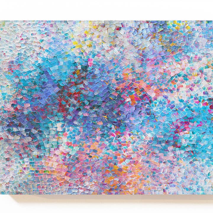 Ingrid and Ching - Wholesale Art Print - SURROUNDED BY THIS BIG BLUE -GICLEE FINE ART UNFRAMED PRINT