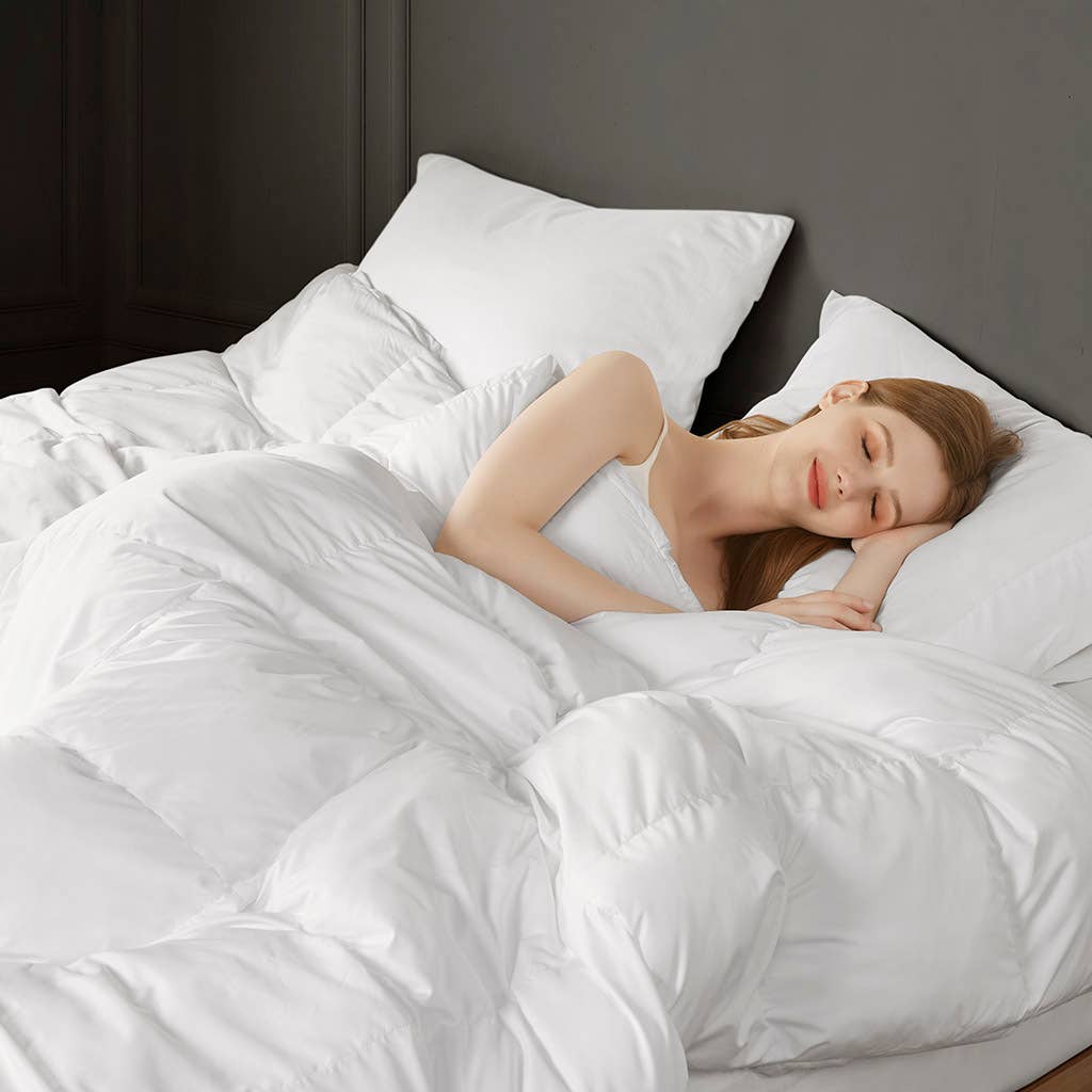 Olliix - Wholesale Down Comforter - Puffed Overfilled Down Alternative Comforter, Duvet Insert12
