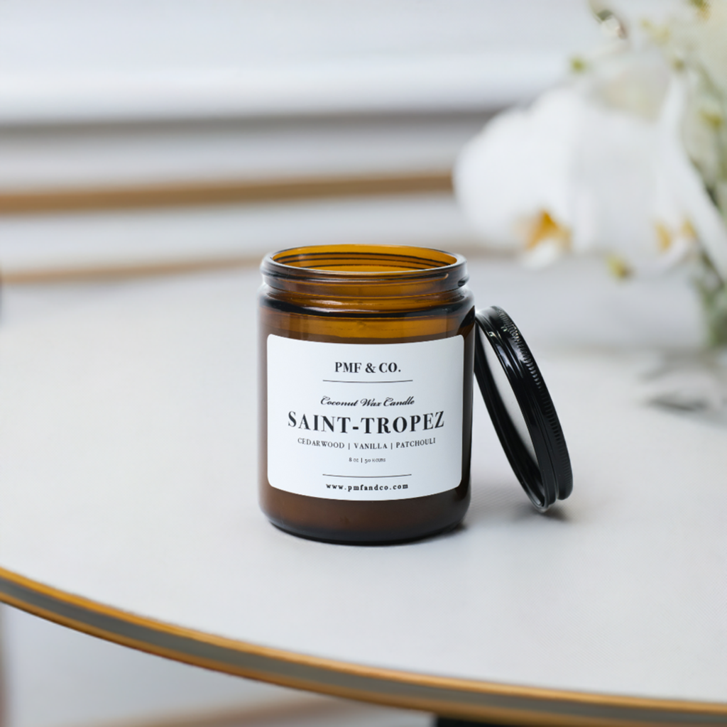 Pardon My French & Co - Wholesale Jar/Filled Candle - SAINT TROPEZ CANDLE5