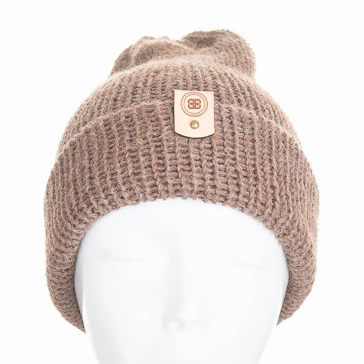 LICHTBRUIN 607 (100% PURE ALPACA COLLECTIE) voor wholesale door Beanie Buddy