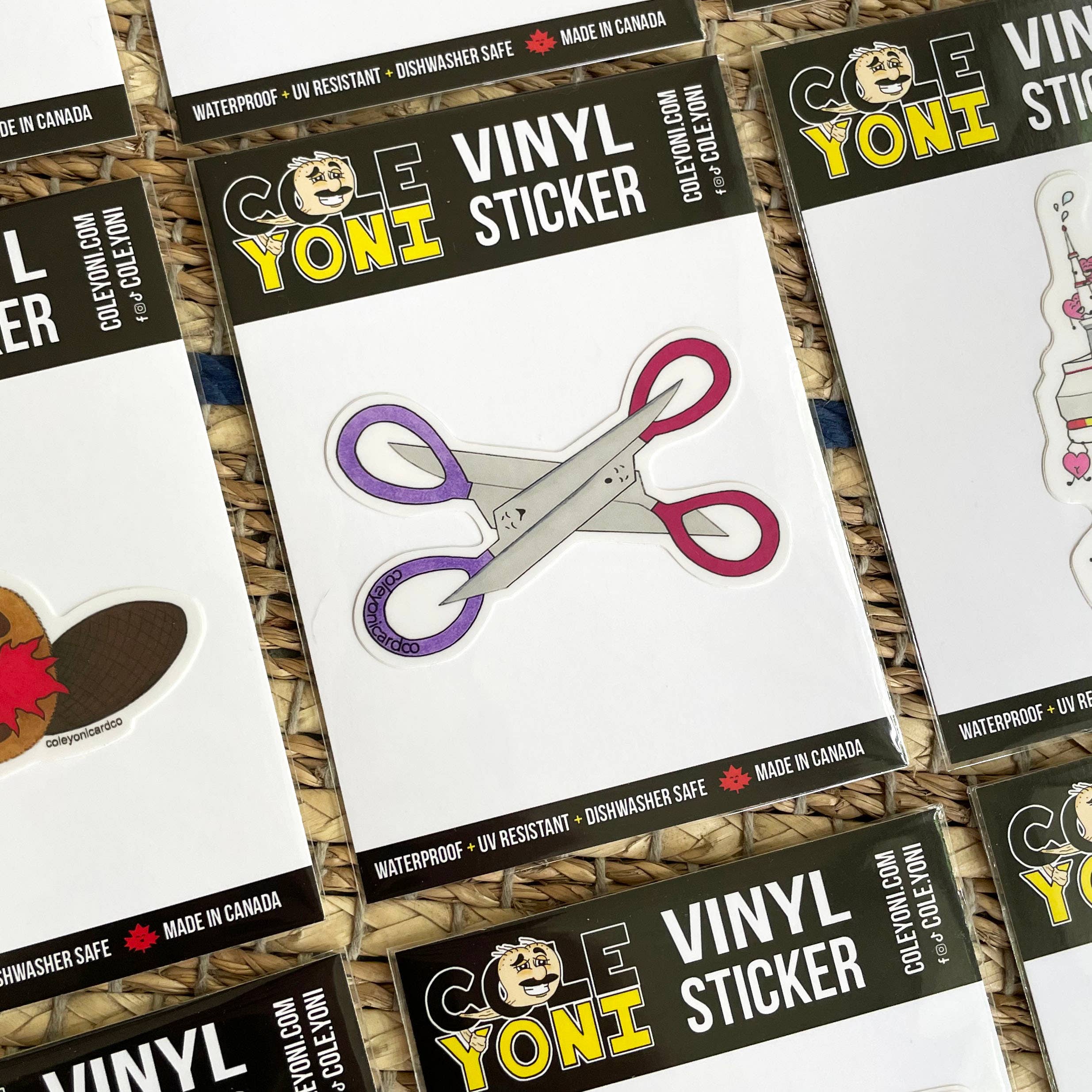 Cole-Yoni Inc. - Wholesale Sticker - Sapphic schaar vinyl sticker4