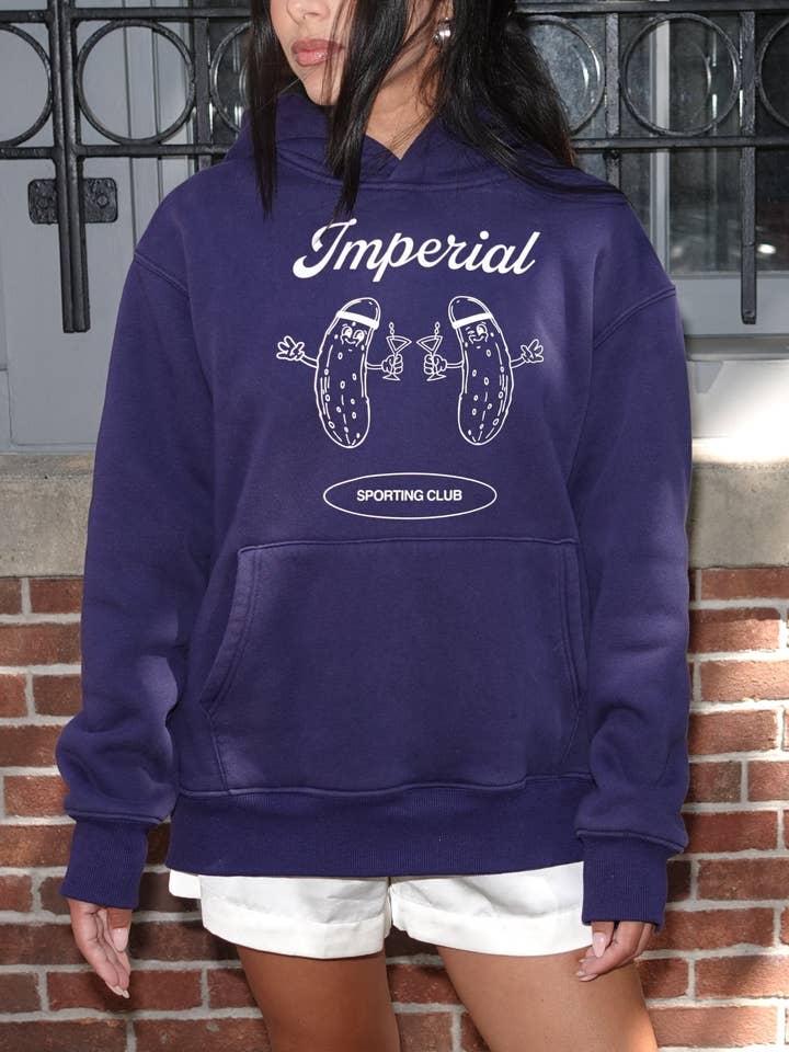New York est mon petit ami x Imperial Sporting Club Hoodie pour la vente par New York is my Boyfriend