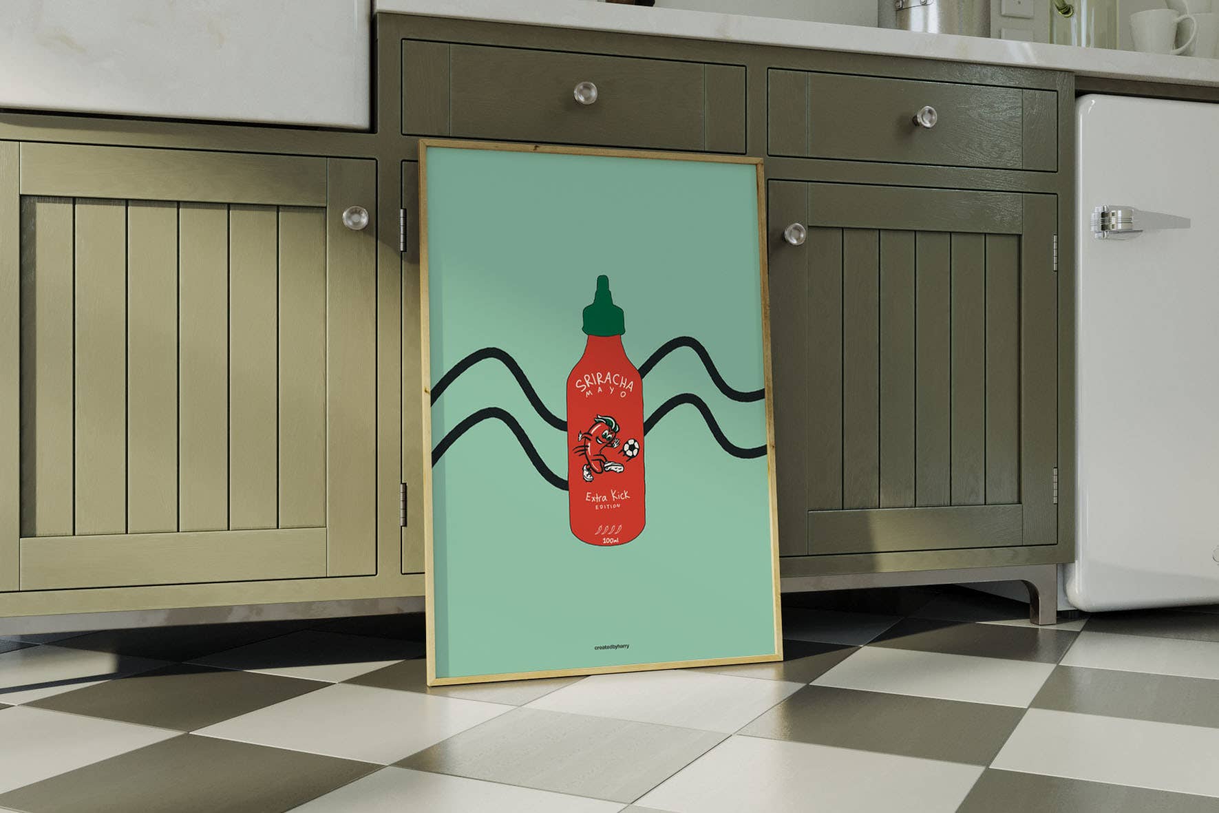 Createdbyharry - Wholesale Art Print - Sriracha Mayo Print2