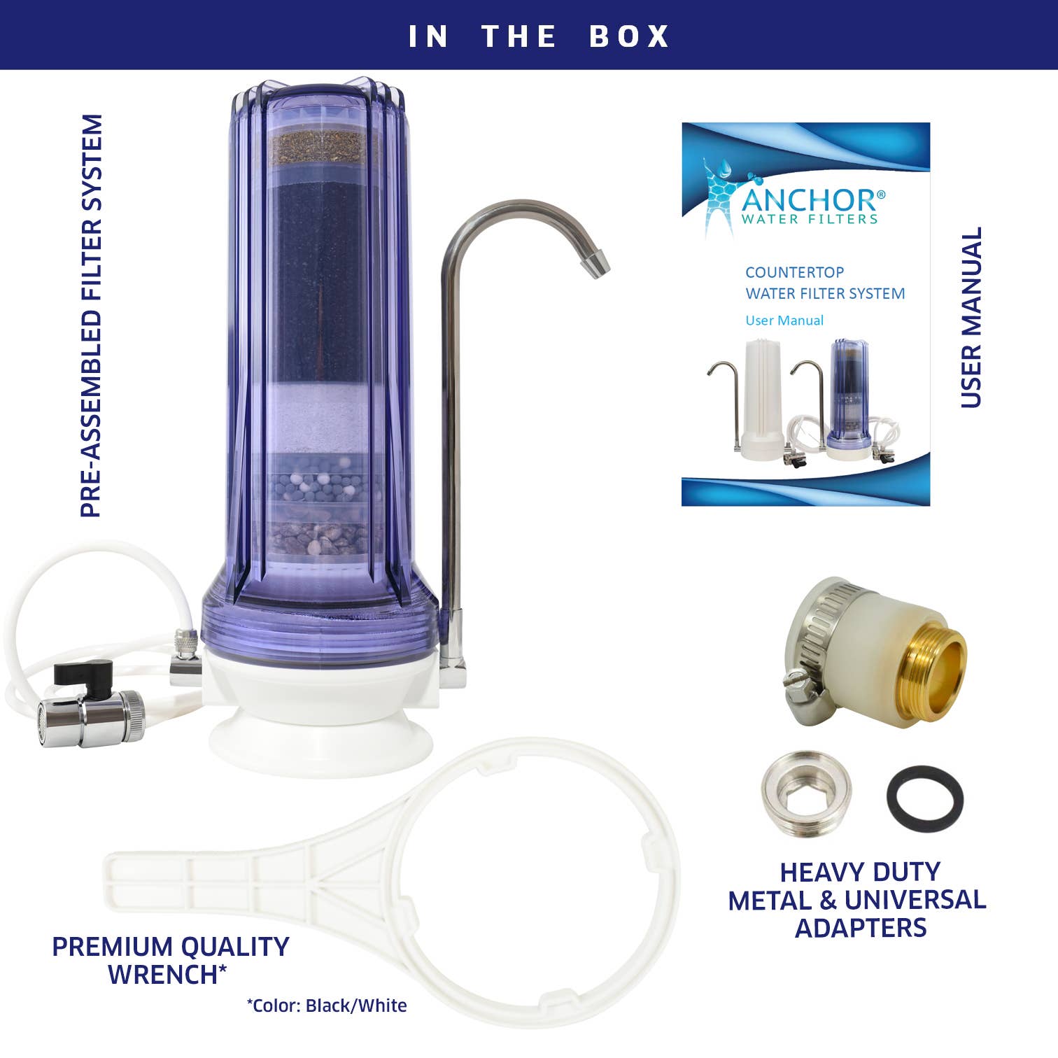 Anchor Water Filters - Wholesale Water Filter - 10-Stage Anti-Oxidizing Alkaline Mineral Countertop Filter7