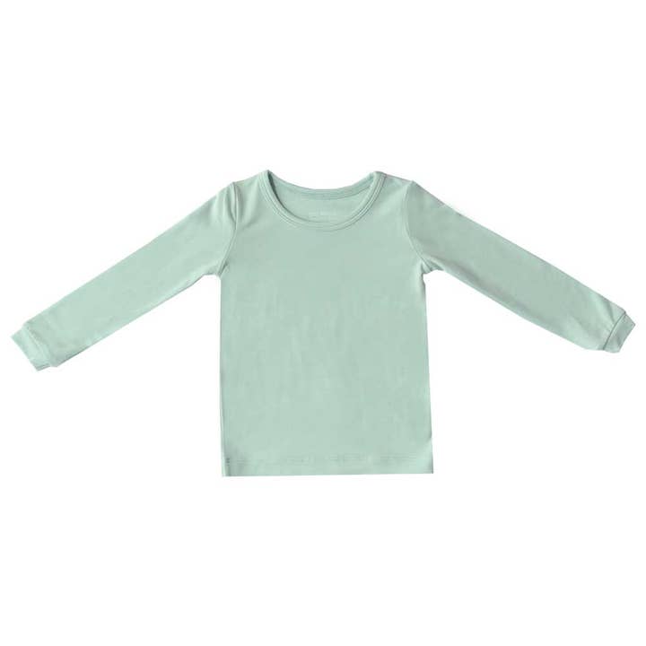 tiny knot co. - Wholesale Sleepwear Set - Kids - Soft TENCEL Modal Toddler, Kids 2-Piece Pajamas, Sage Green5