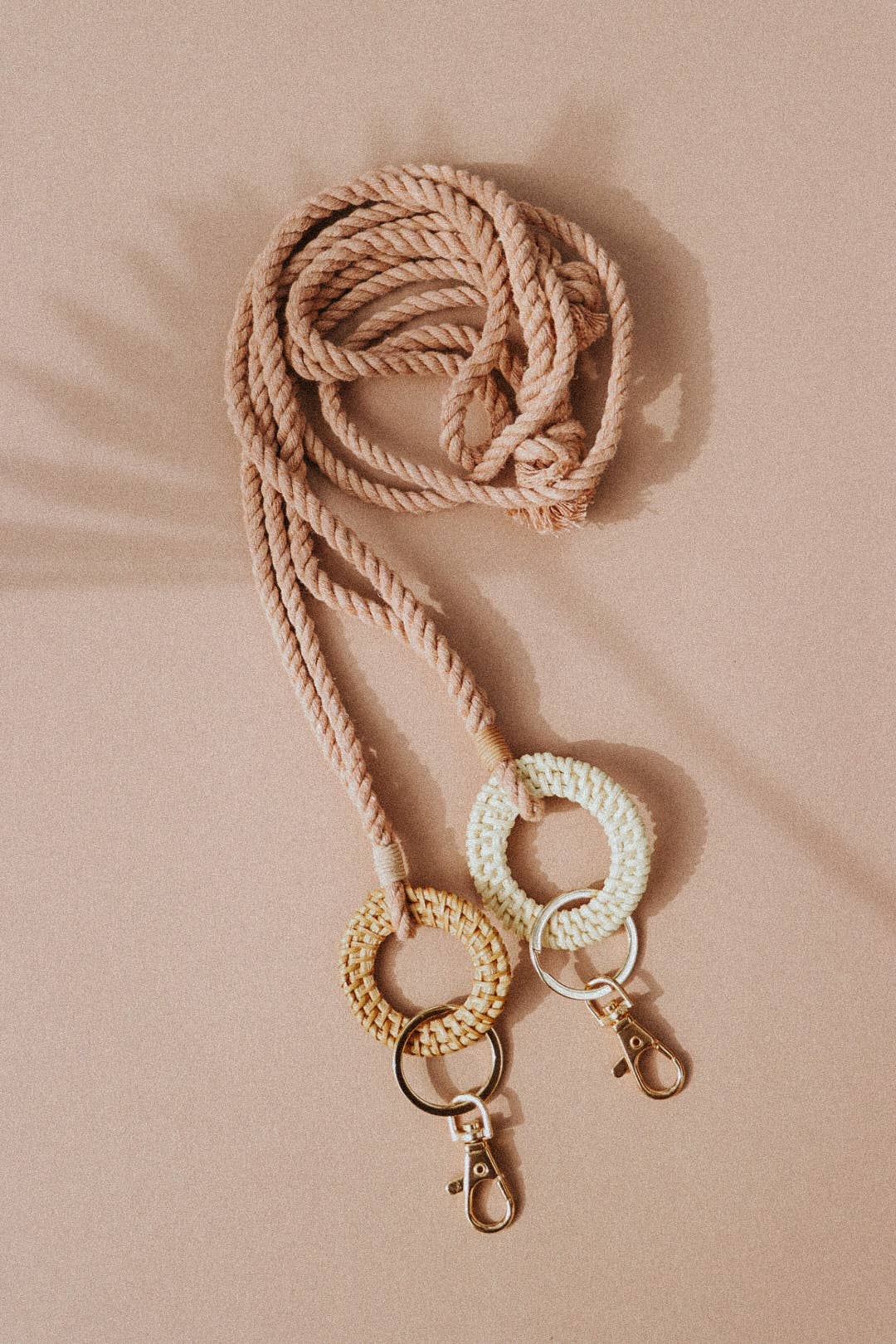 DayCrafter – wholesale Snodd - Dam – Rattan Nyckelring Nyckelband - Macrame Snodd - Boho Snodd12