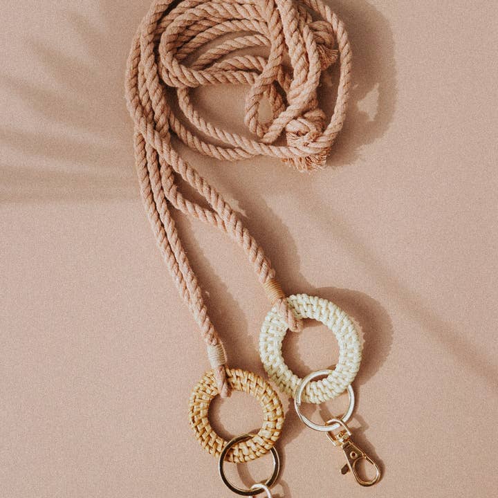 DayCrafter - Wholesale Lanyard - Women's - Rattan Keychain Lanyards - Macrame Lanyard - Boho Lanyard12