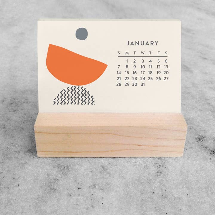 Favorite Story - Wholesale Calendar - 2025 Mini Desk Calendar, Abstract