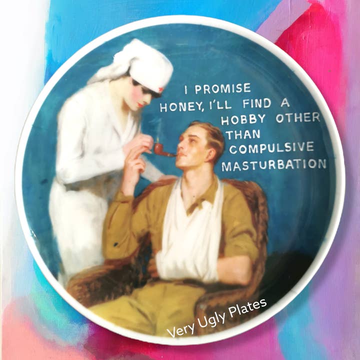 other hobby wall plate for wholesale by Very Ugly Plates