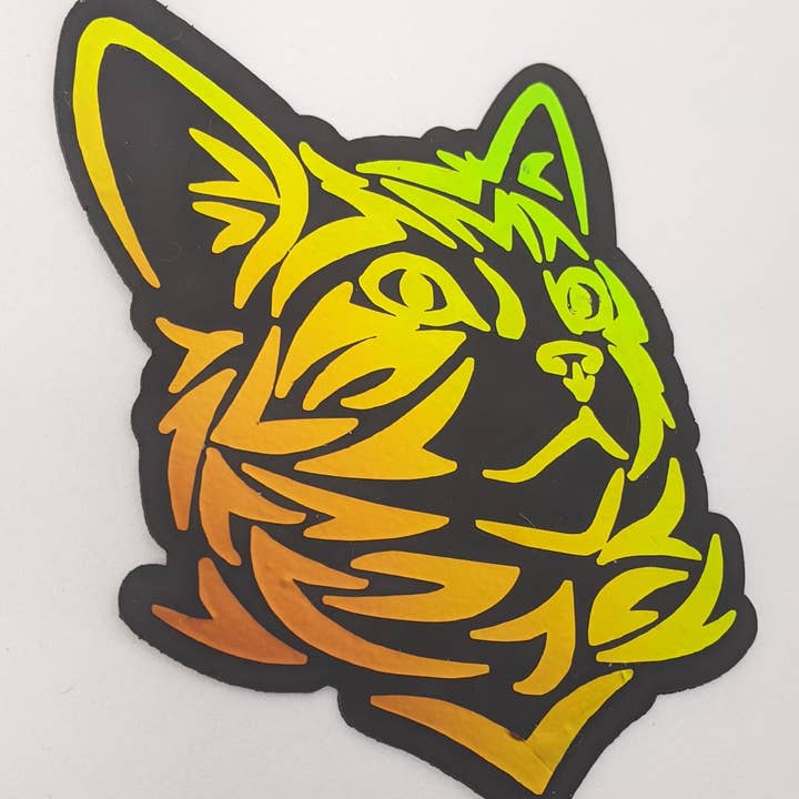 Made By Scratch Crafts - Vente Aimants - Aimant de voiture holographique Cat1