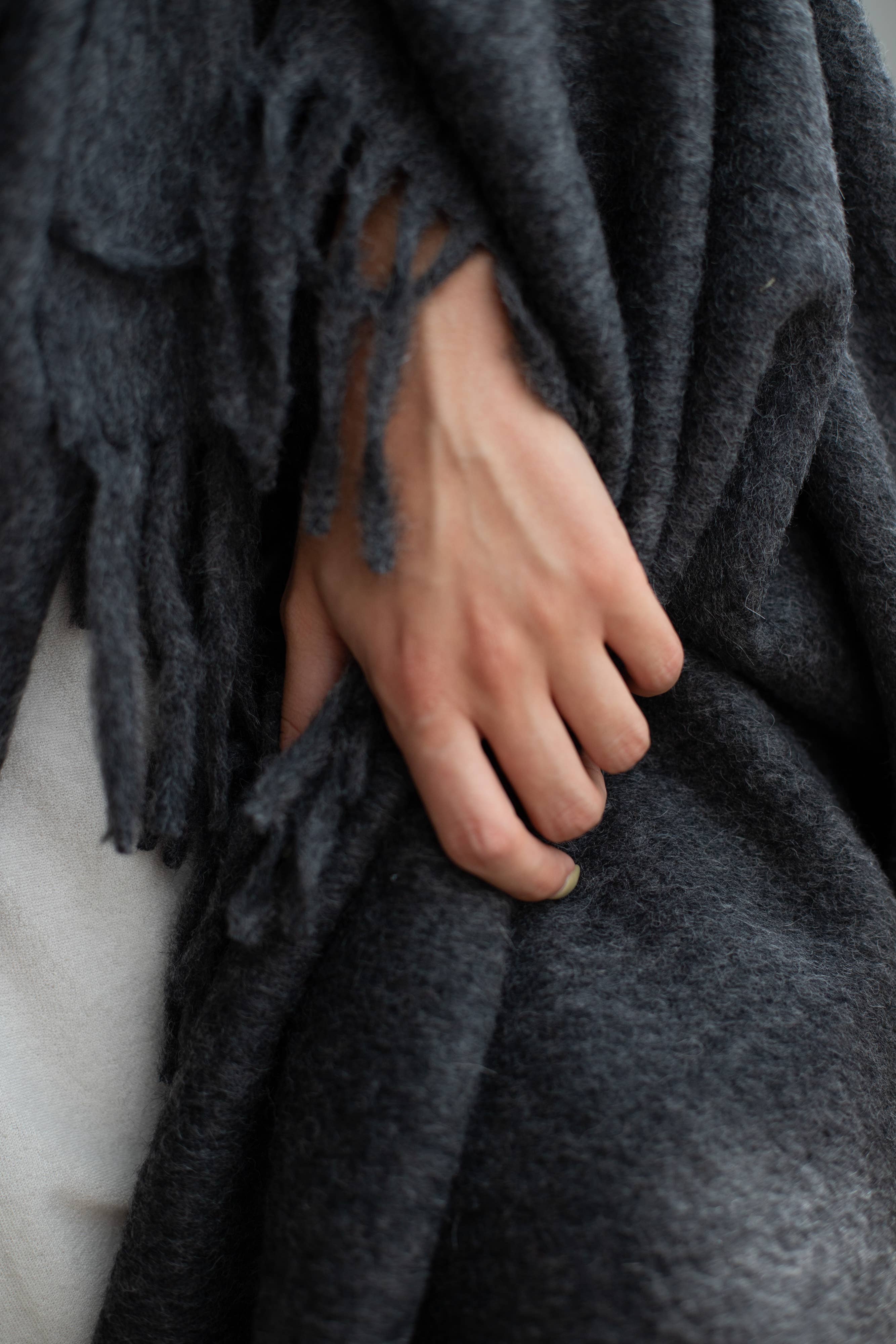 Linen Way Inc. - Vente Plaids - Plaid en laine d'alpaga de Cork7