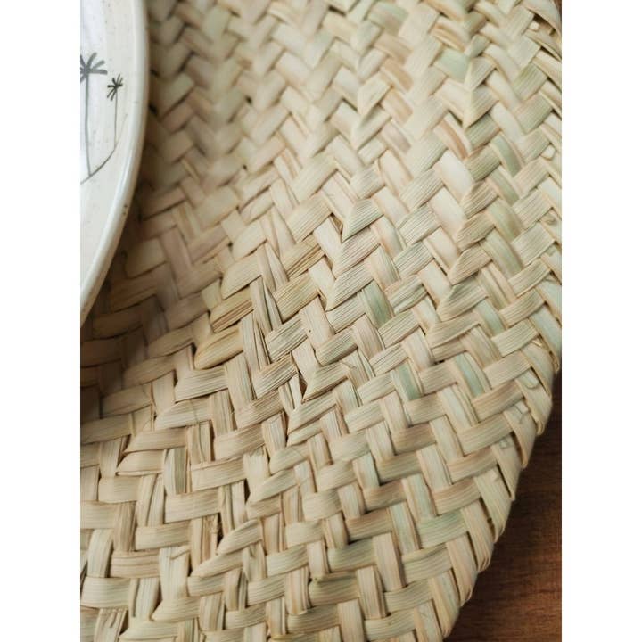 High crafty – wholesale Placemat – Handwoven Wicker Placemats Without Fringes – 40 cm Natural 2