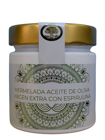 Extra virgin olive oil spirulina jam 200 g for wholesale by EIRA FOODS INNOVATION S.C.A