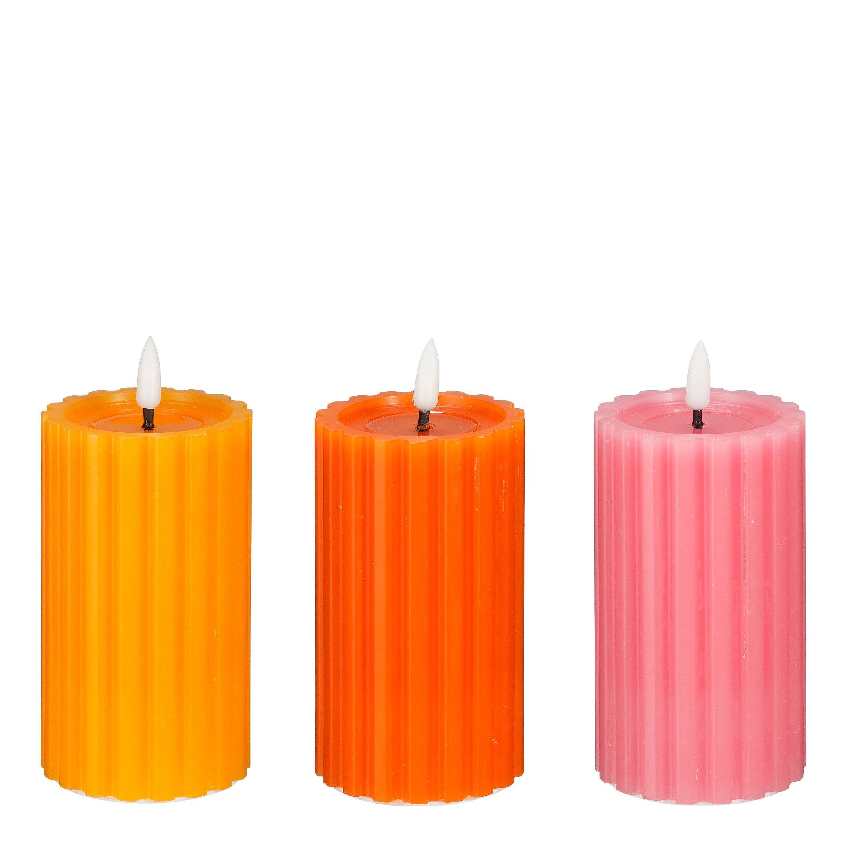 DRYdecorations - Wholesale Pillar Candle - Kaarsen Led - 3 kleuren 0