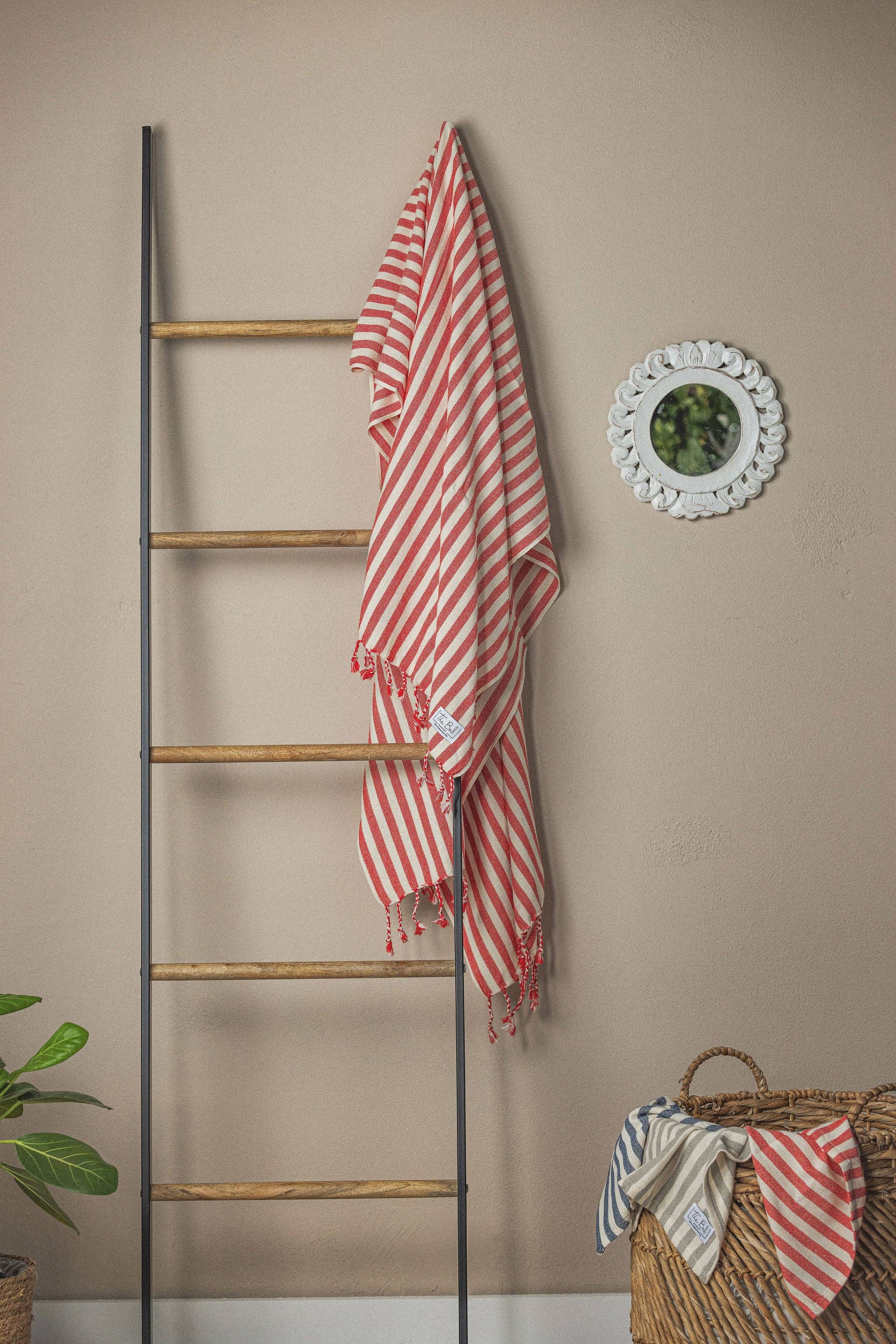 The Bali Market - Wholesale Bath Towel - Vertical Stripe Turkish Towel / Throw3