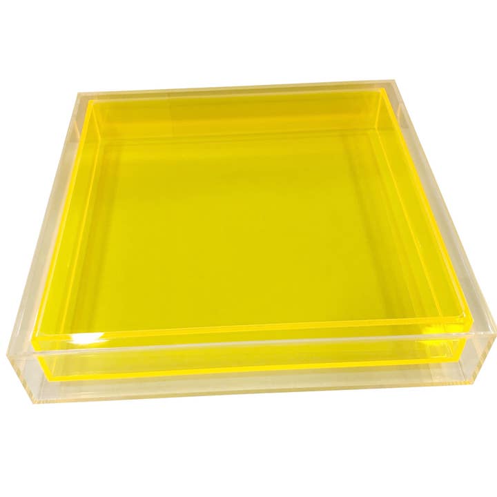 Decorium Living - Wholesale Decorative Tray - ENCASED LUCITE TRAY2