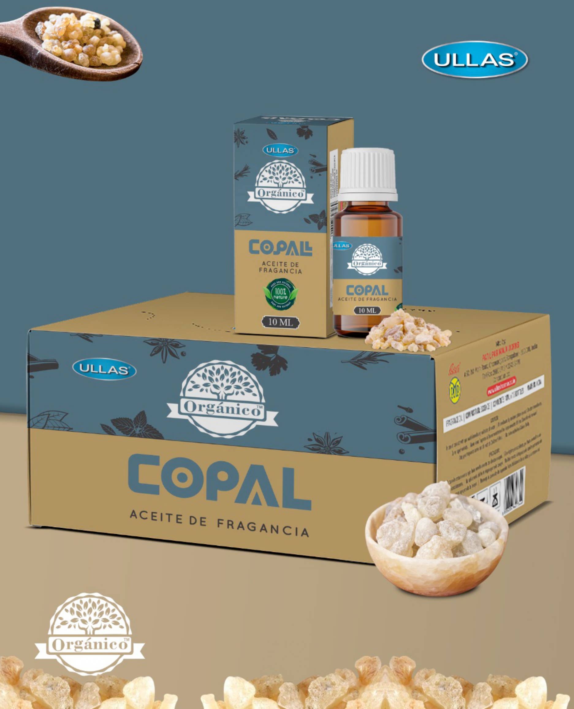 AUM Fragrances - Vente Huile parfumée - Ullas Ess.Liq. 10ml Copal0