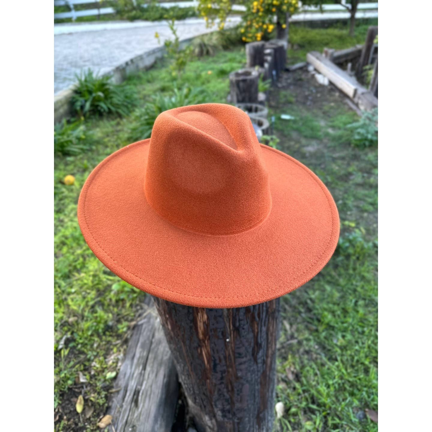 One and Only Accessories - Wholesale Fedora - Women's - Best seller Fashion Classic Wide Brim Felt Hat New Color8