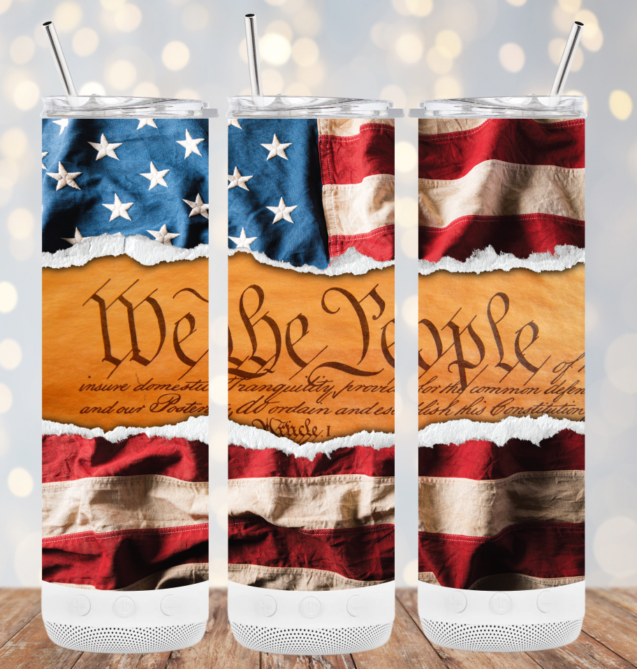 Your Custom Sports - Wholesale Insulated Mug/Tumbler - 20oz Stainless Steel Tumbler - We the People7