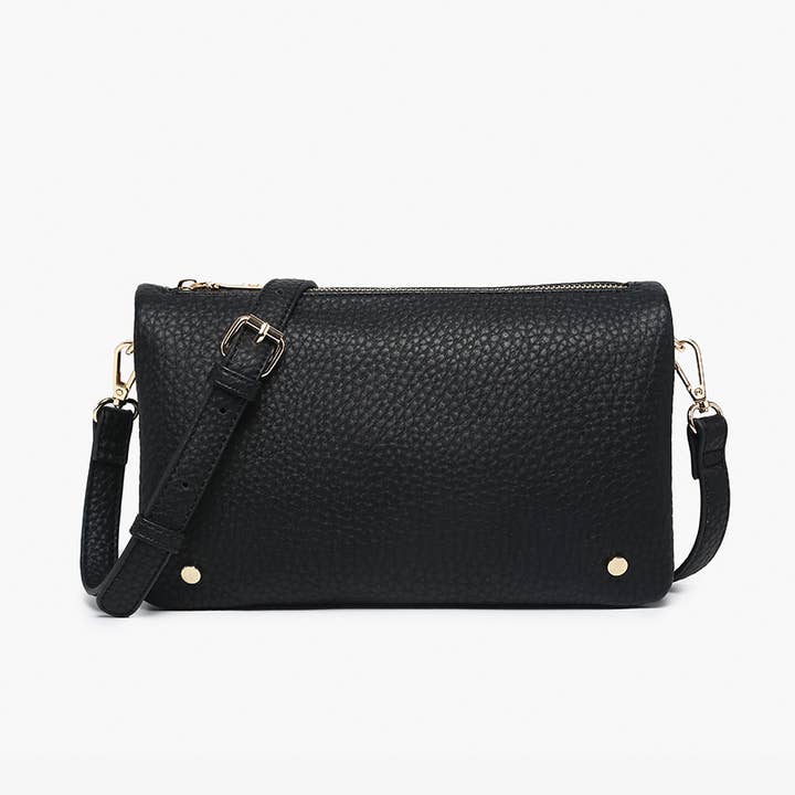 Jen & Co. - Wholesale Crossbody Bag - Women's - M2672 Phiona Studded Flapover Crossbody1