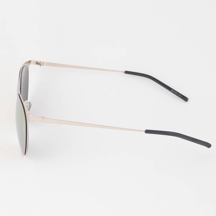 MIX Reflective Round Aviator Sunglasses for wholesale on Faire