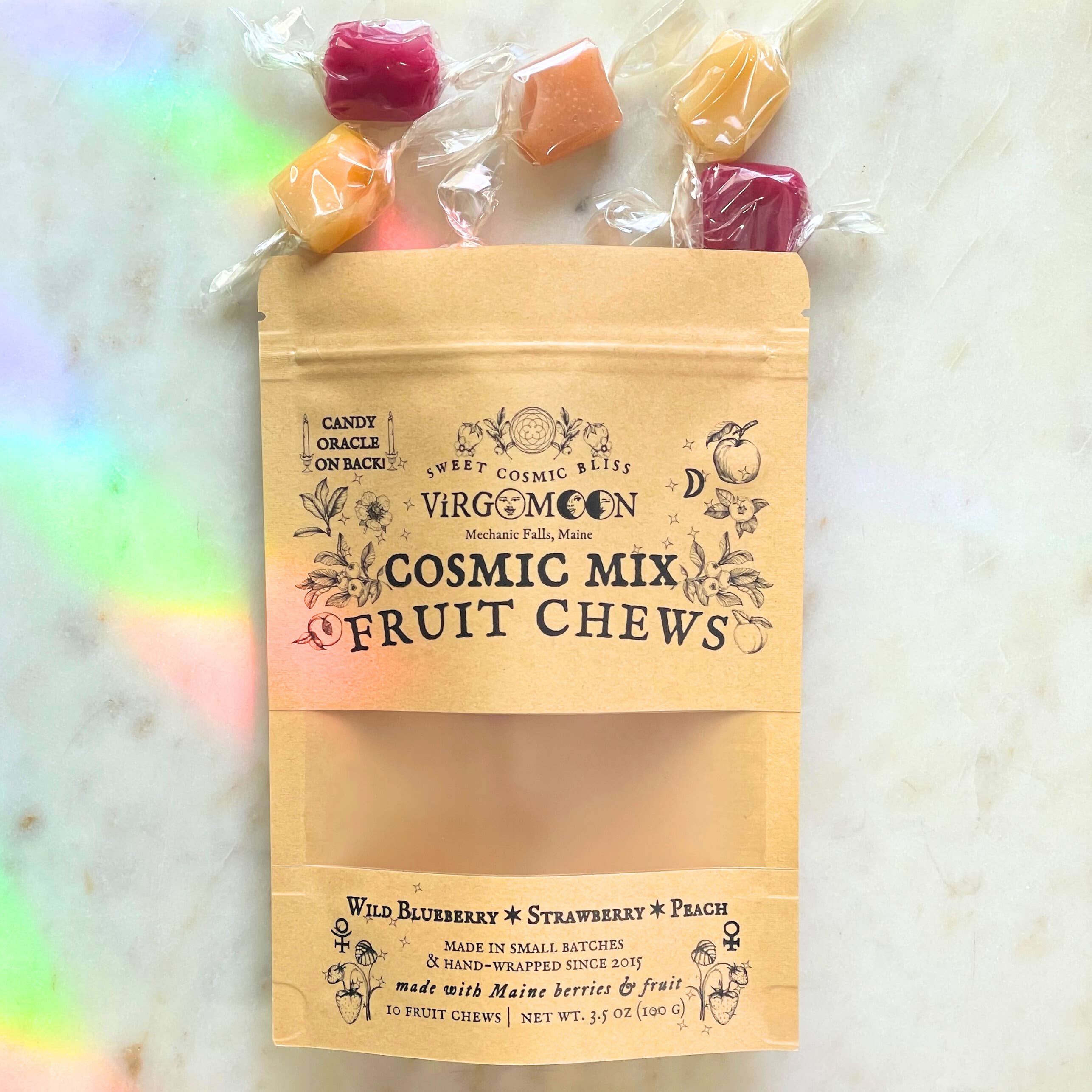 Virgo Moon - Wholesale Taffy - Cosmic Mix Fruit Chews - Wild Blueberry, Strawberry & Peach5