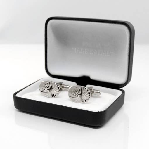 LeCuff Gemelli da polso - Wholesale Cufflinks - Diamond oval cufflinks1