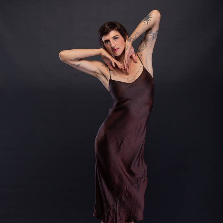 Marilyn Silk Satin Slip Long Copper and other Purchase Wholesale silk. Free Returns & Net 60 Terms on Faire trending on Faire.