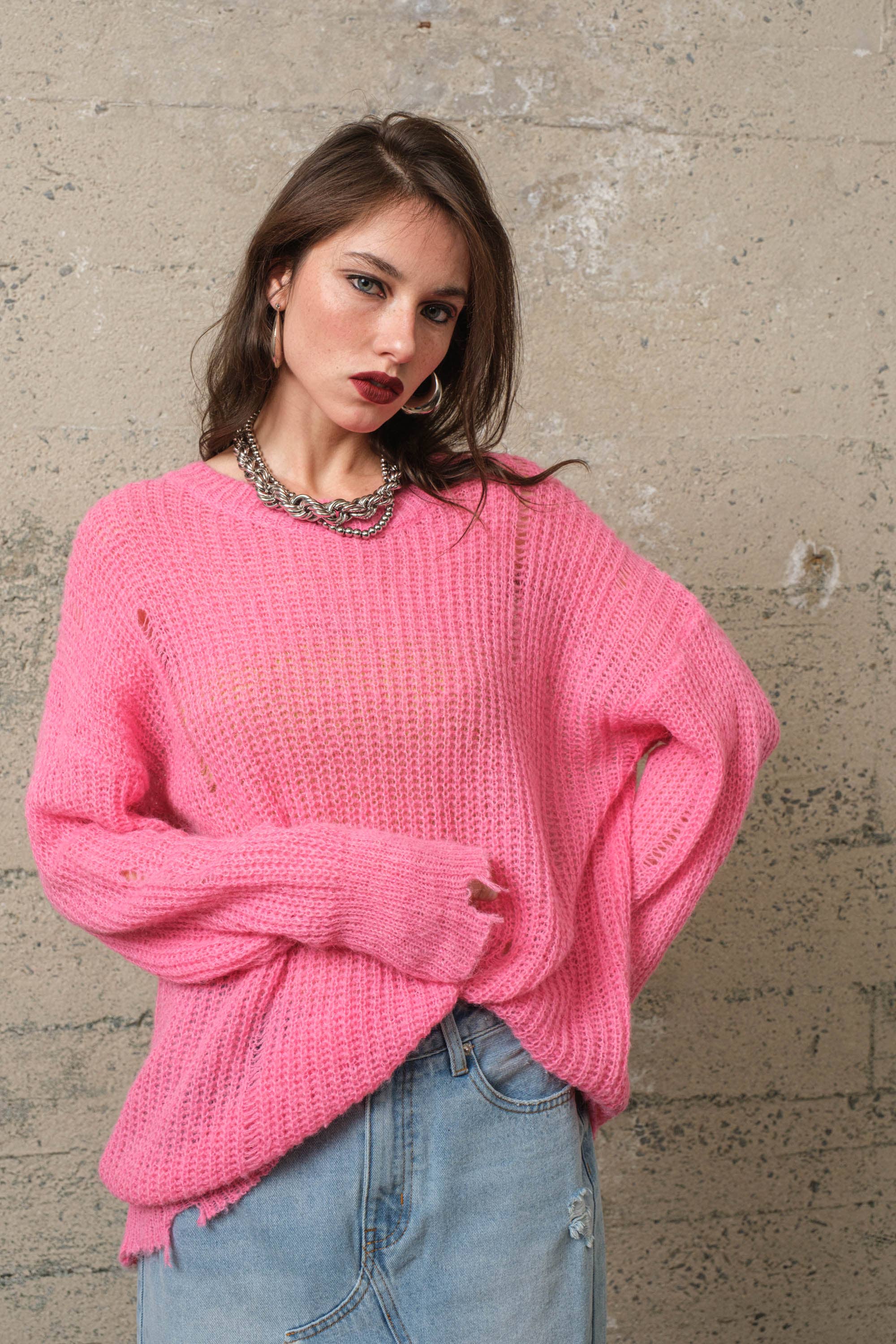 Signature 8 - Vente Pull en maille – femme - PULL VIEILLI S622220