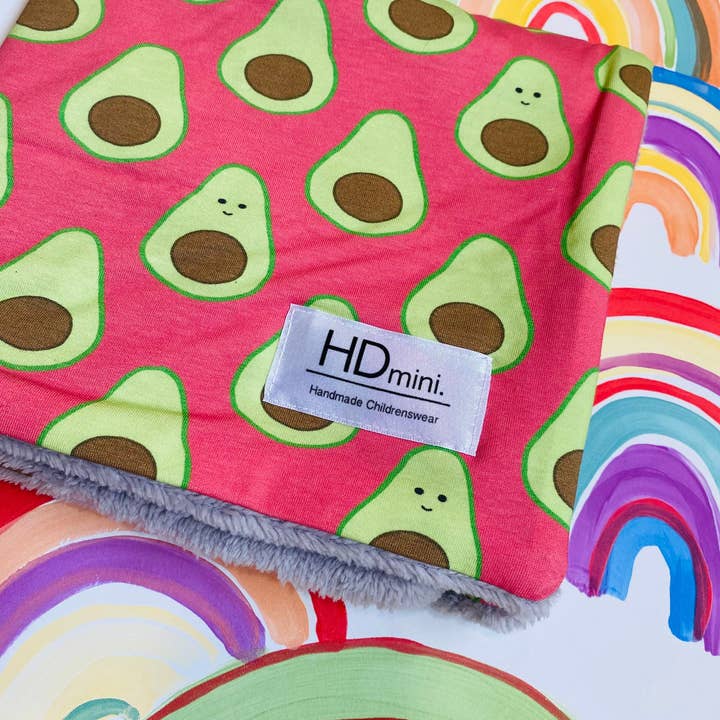 Avocado baby blanket, fluffy blankets, kids, baby shower, n for wholesale by HDmini.