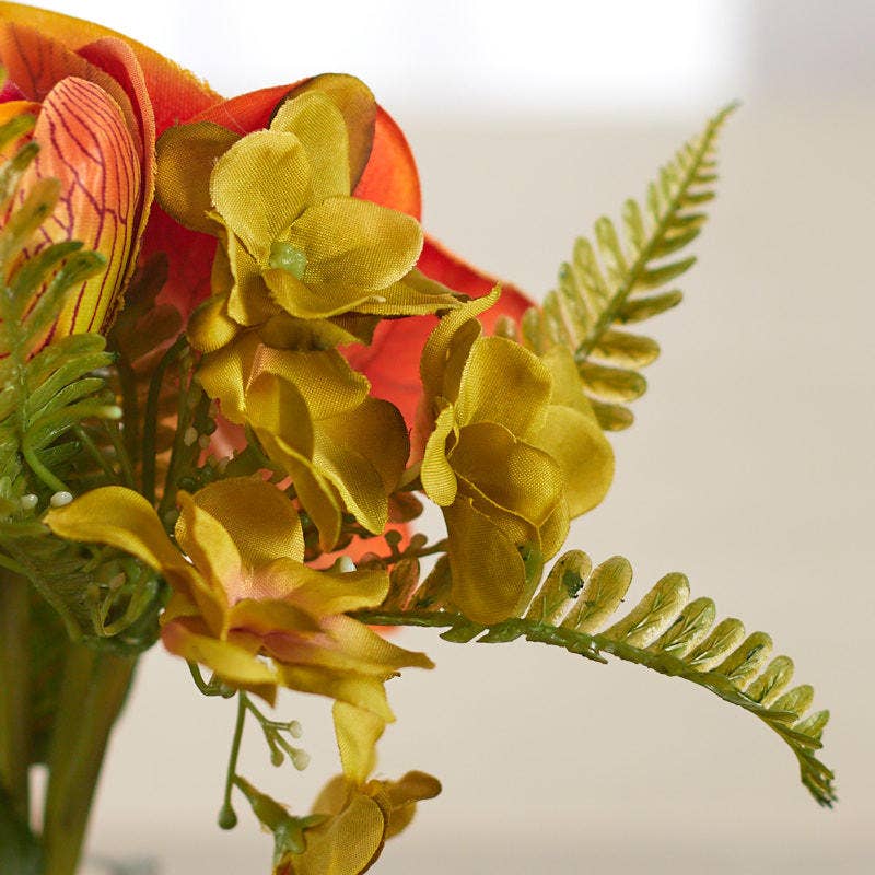 Factory Direct Craft - Vente Plantes artificielles - Bouquet d'orchidées tropicales artificielles de 8 pouces1