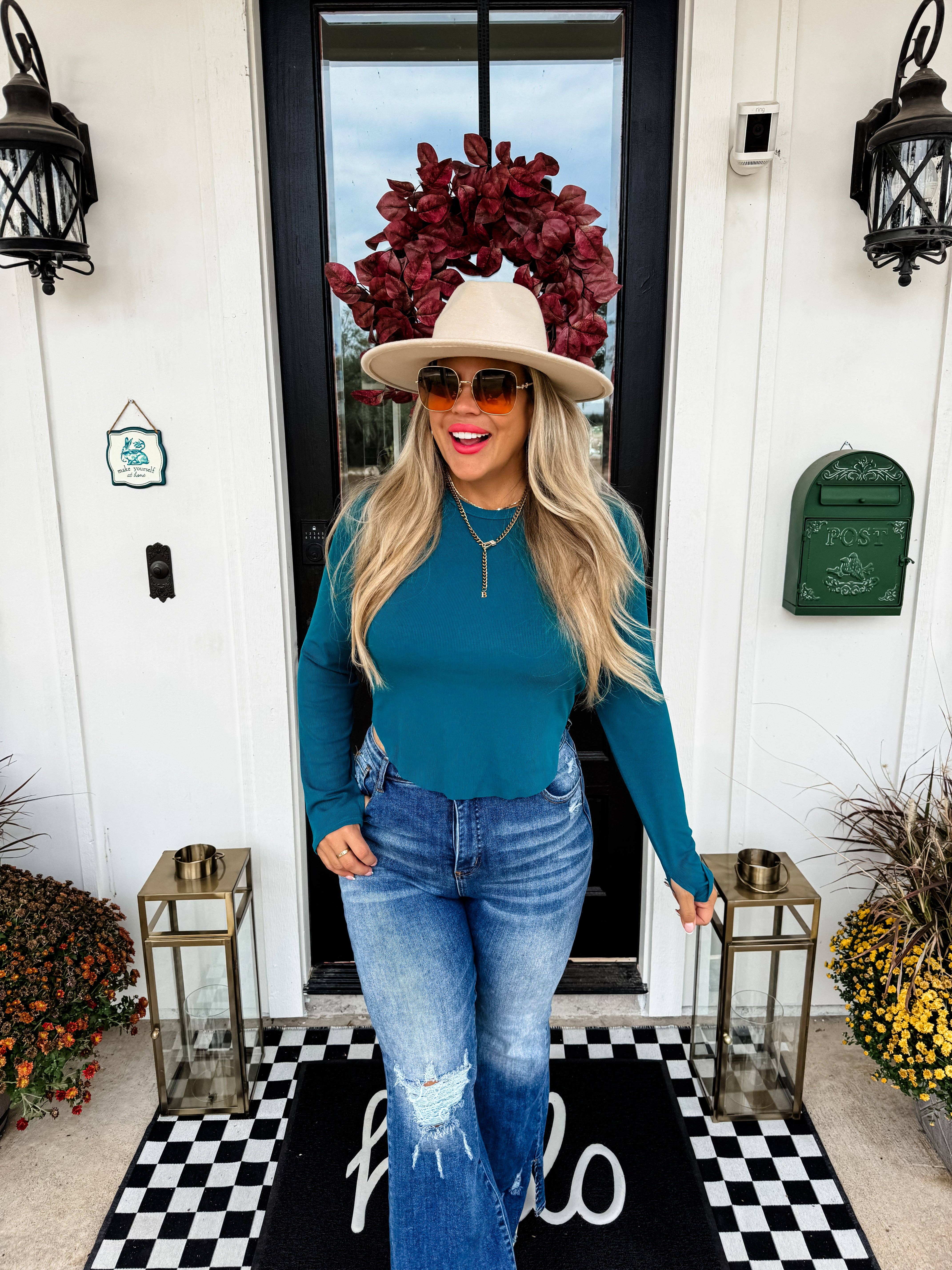 BLAKELEY - Vente Haut en maille – femme - TOP CÔTELÉ À OURLET COURBE ELENA6