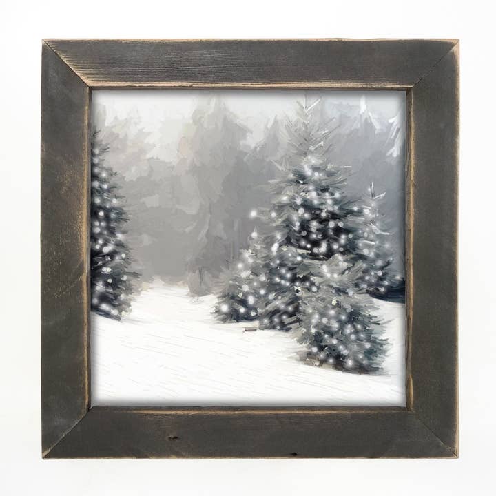 ginger blue - Wholesale Christmas Wall Art - Tree 2- Black and White