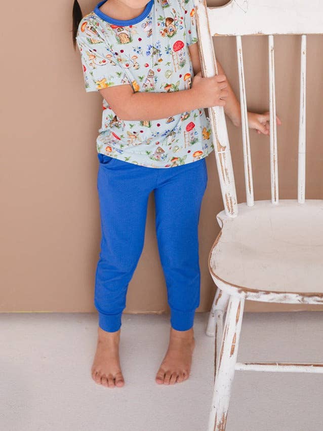 Ploom Baby - Wholesale Lounge Sweatpants/Joggers - Kids - Ploom Jogger - Blueberry - Luxe Bamboo