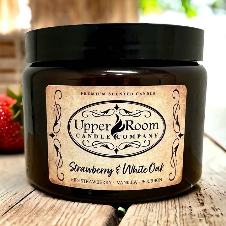 FRAISE & CHÊNE BLANC pour la vente par Upper Room Candle Company