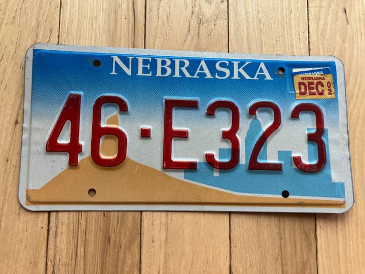 Targa del Nebraska 2002 per la vendita all'ingrosso da parte di RusticPlates