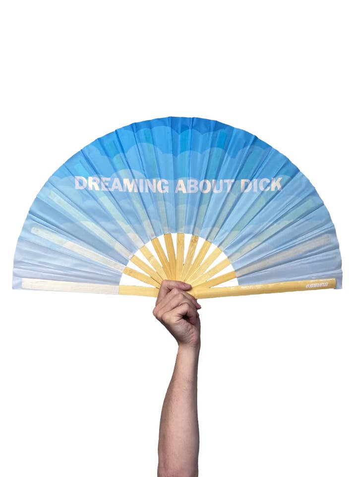 Dreaming About Dick Fan for wholesale by Dirt Squirrel Apparel