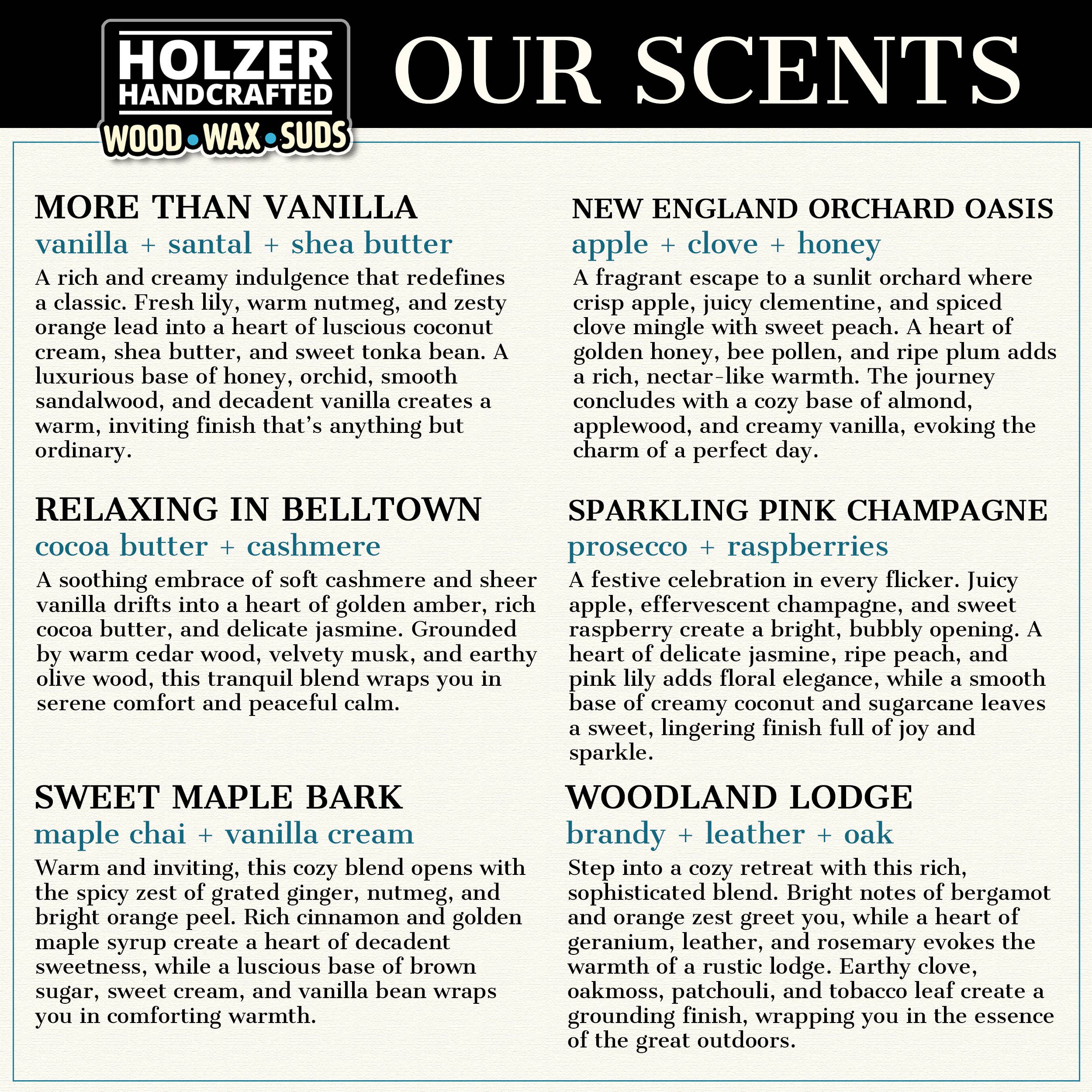 Holzer Handcrafted ® - Wholesale Jar/Filled Candle - Custom Label | Wood Wick Candle | Coconut Soy Wax | 8 oz Modern Tin with Lid | Customized Label | Private Label | Co-branded | Hand-poured3