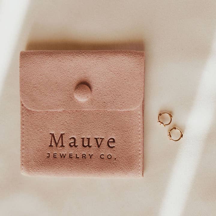 Mauve Jewelry Co. - Wholesale Huggie Earrings - Flower Mini Hoops
