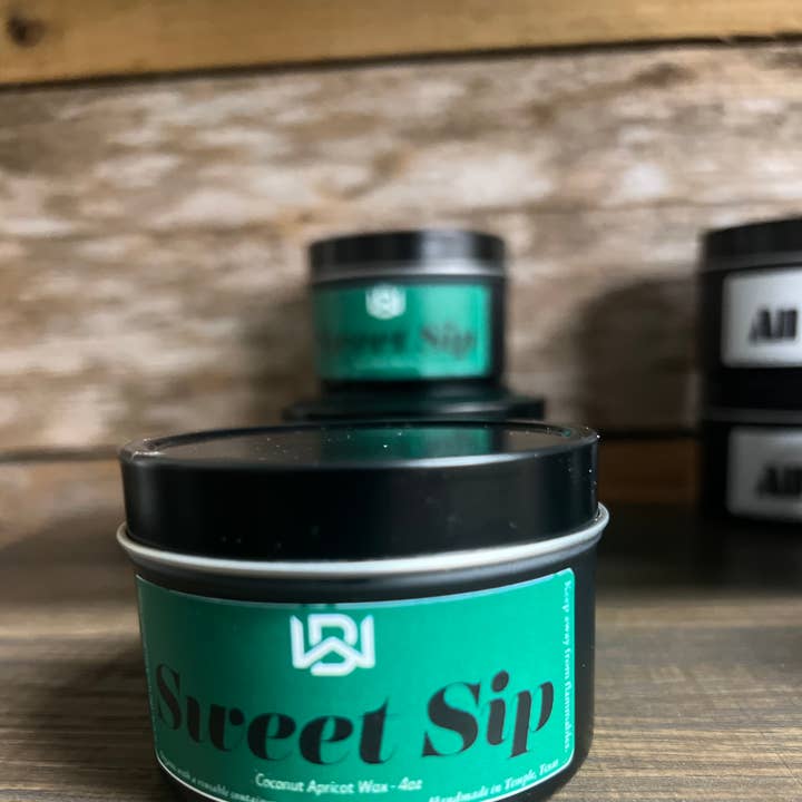 Luxury Coconut Apricot Candle - 4oz for wholesale by The Wick & Burn