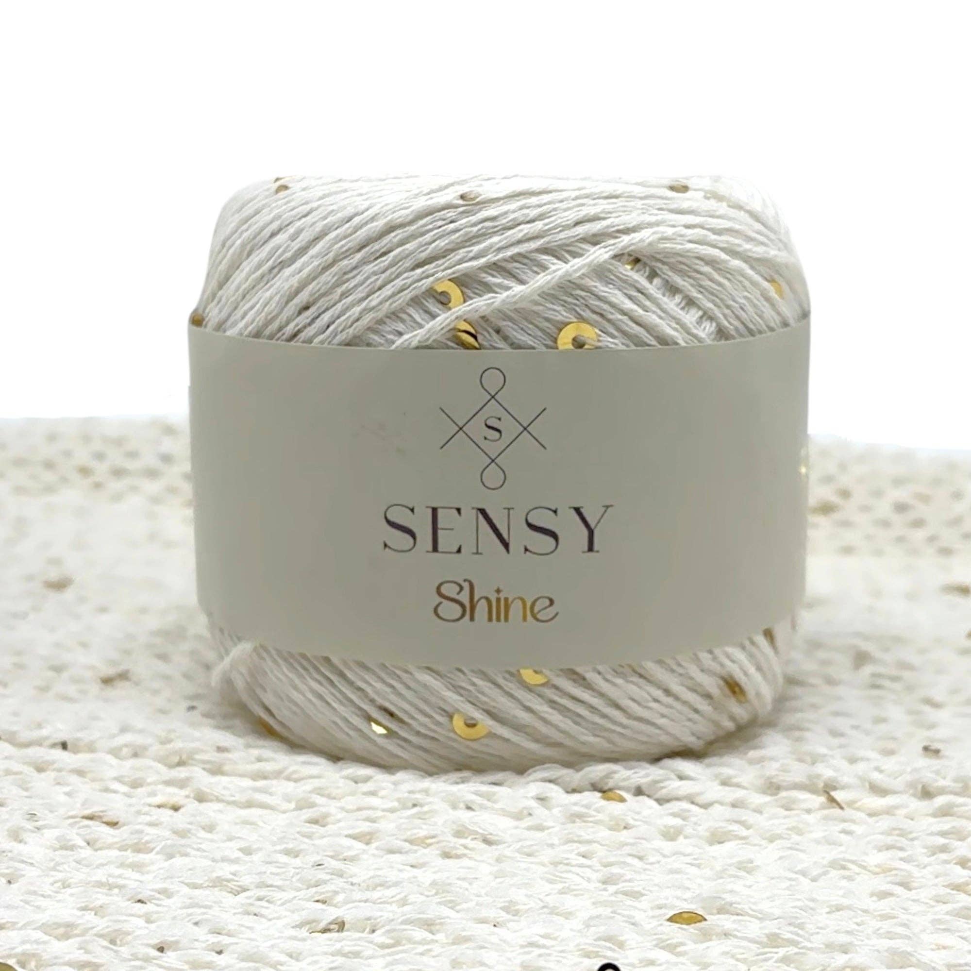 Sensy - Wholesale Yarn - Sensy Shine Yarn, 3.5 oz, 340 yards, Gauge 2 Fine23