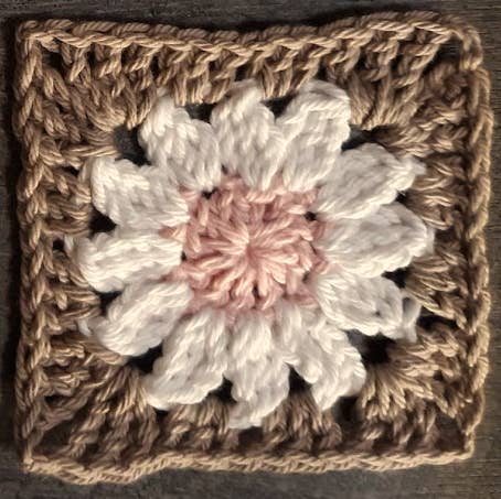 Clover Garden Crafts - Wholesale Coasters - Flower Cotton Crochet Square Coasters0