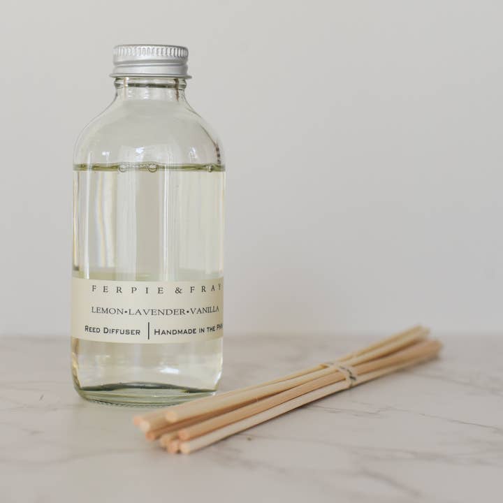 Lemon Lavender Vanilla // Reed Diffuser for wholesale by Ferpie + Fray