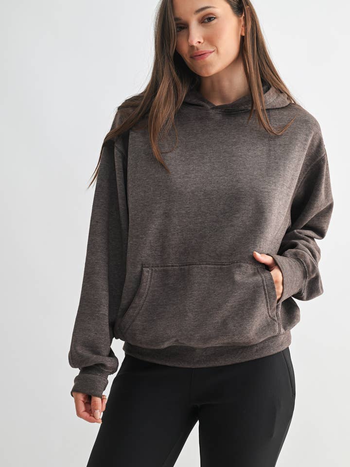 Mono B - Wholesale Hoodie - Women's - Burnout Bliss Fleece Hoodie17
