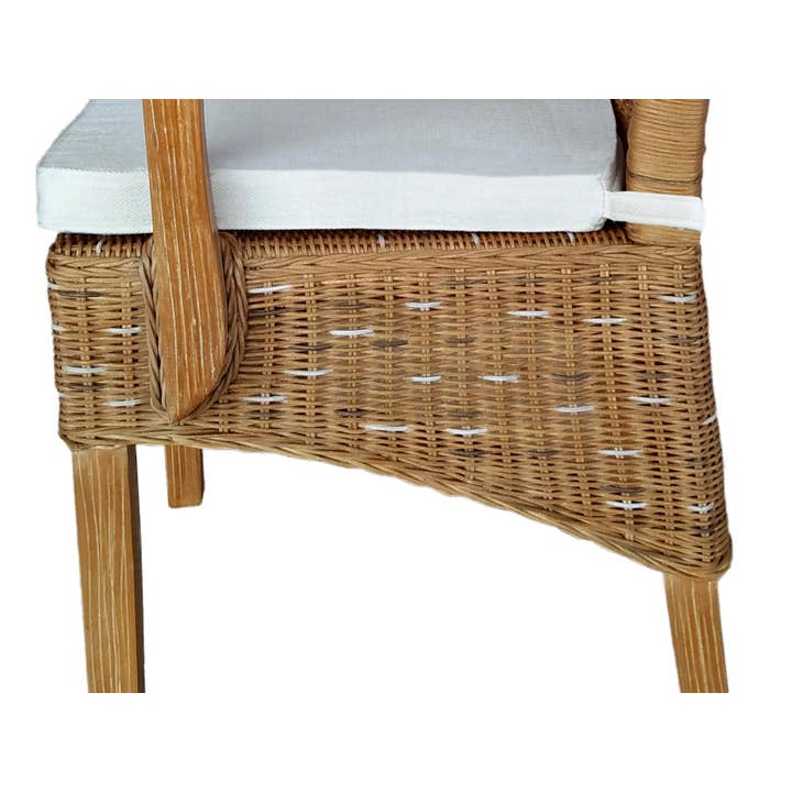 Voglrieder - Wholesale Chair - Dining room chairs set with armrests 2 pieces rattan chair brown16