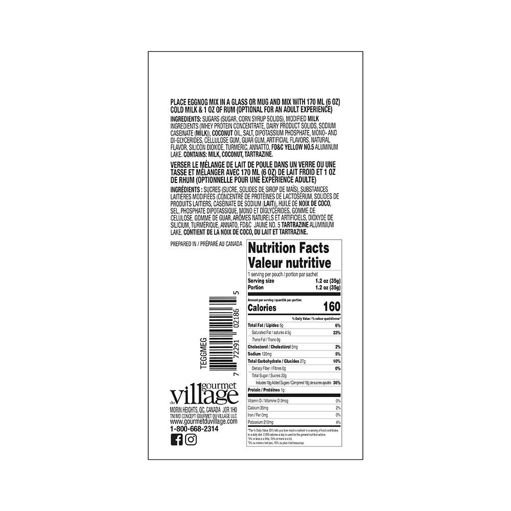 Gourmet Du Village - Wholesale Hot Cocoa Mix/Kit - Bulk Mini Eggnog3