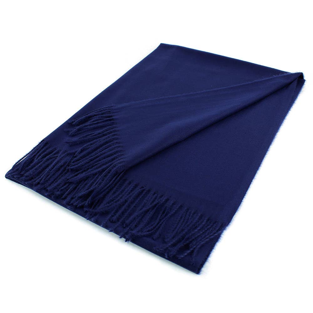 Sensibling Corp. - Wholesale Scarf - Women's - Solid Cashmere Blend Soft Wrap Shawl Scarf61