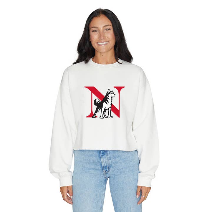 Northeastern Huskies Crewneck for wholesale by Lojo Collegiate Apparel