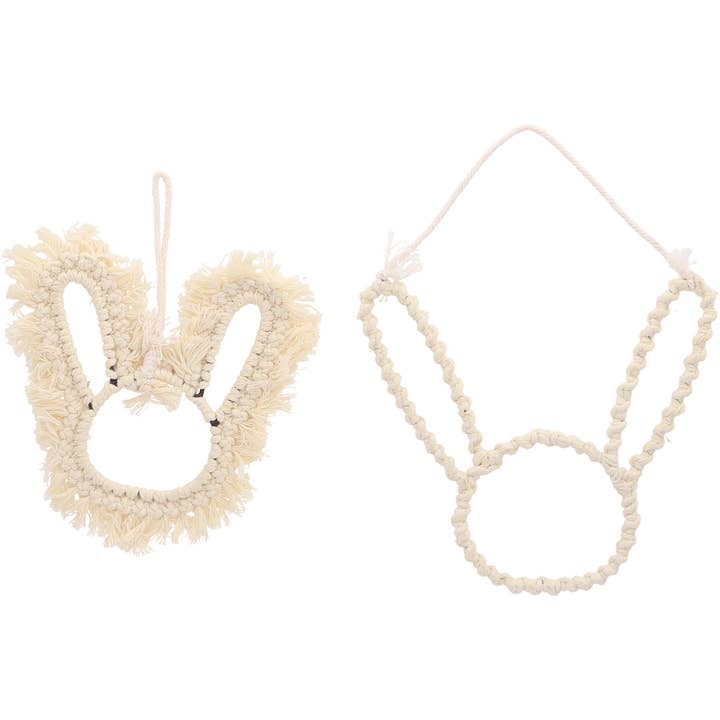 Irmi Kanintyg för Hängande, 2 Motiv, H20cm, Naturlig för wholesale av Vosteen