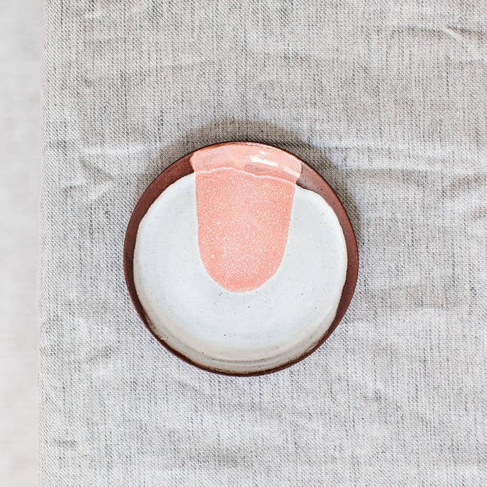 Silvia K Ceramics - Wholesale Jewelry Dish - Handmade Contemporary Terracotta Trinket Dish Tiny Plate9